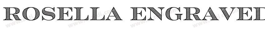 Rosella Engraved字体转换